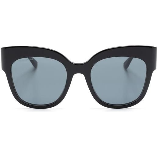 DSQUARED2 EYEWEAR occhiali da sole hype a farfalla - nero