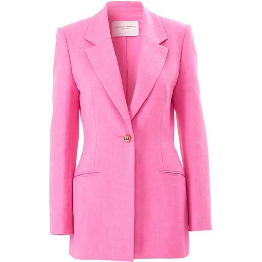 Carolina Herrera blazer monopetto - rosa