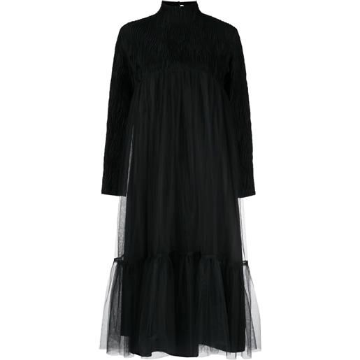 Noir Kei Ninomiya abito midi con cintura - nero