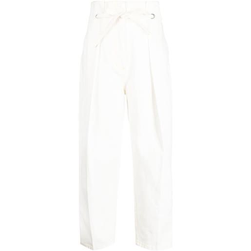 3.1 Phillip Lim pantaloni dritti con pieghe - bianco