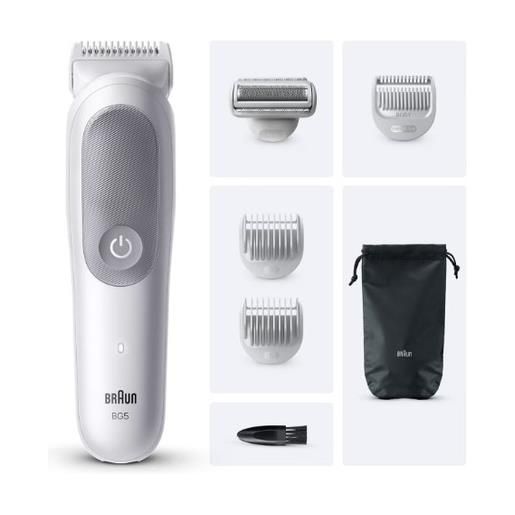 Braun series 5 bg5550 rasoio elettrico / regolabarba / tagliabasette grigio