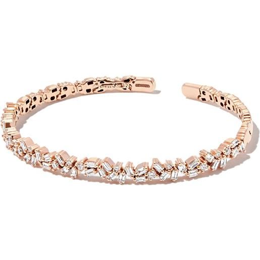 Suzanne Kalan bracciale tennis in oro giallo 18kt con diamanti