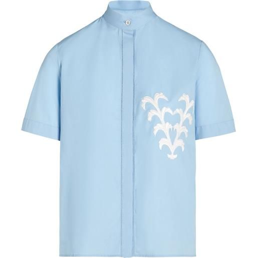 Giambattista Valli camicia a maniche corte - blu