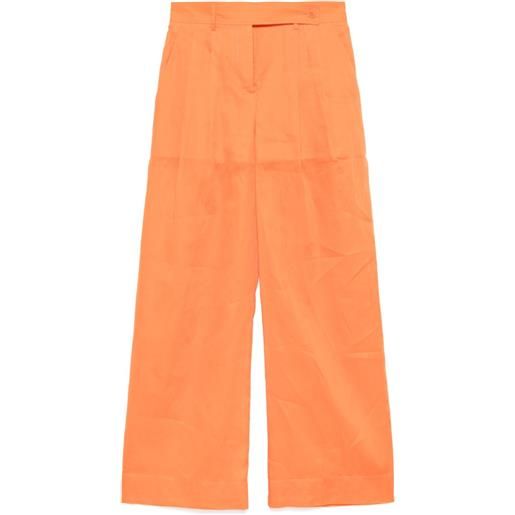 Alberta Ferretti gonna lunga in cotone - arancione