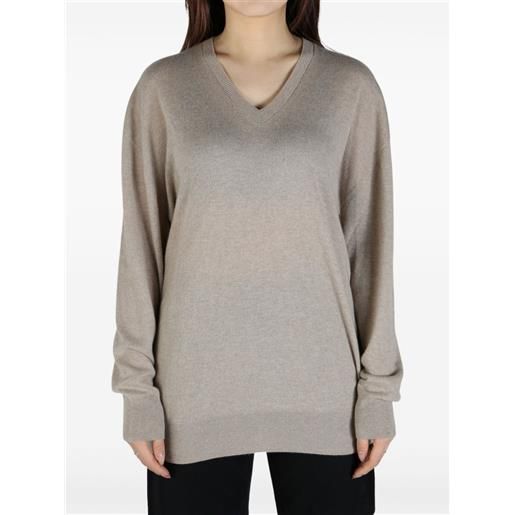 The Row v neck sweatshirt - toni neutri