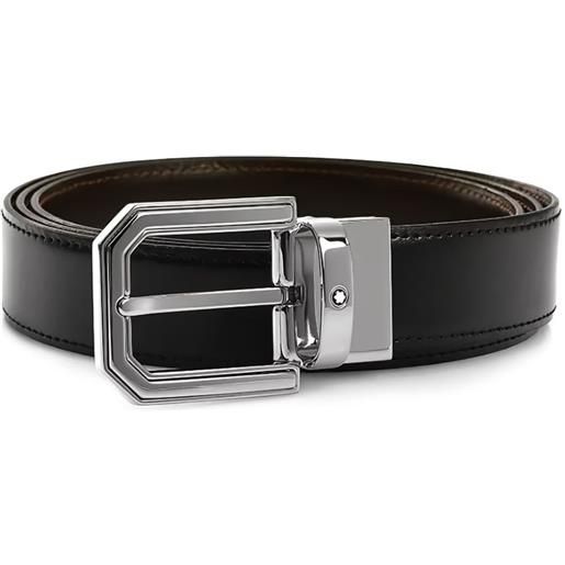 Montblanc cintura reversibile - nero