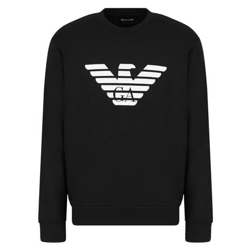 Emporio Armani felpa sweatshirt uomo 8n1mr6 1jriz (nero, s)