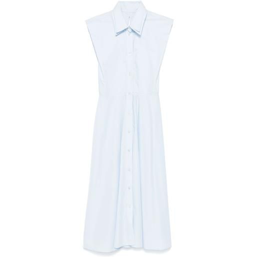 Viktor & Rolf chemisier midi a strati - blu