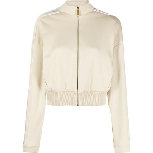 Off-White giacca crop con zip - toni neutri