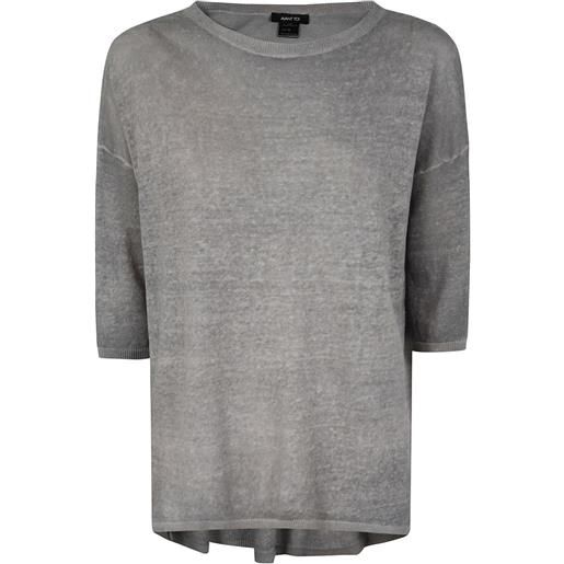 Avant Toi t-shirt in jersey - grigio