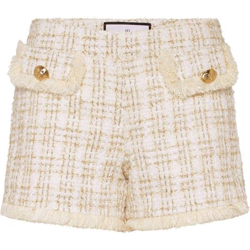 Philipp Plein shorts in tweed - oro