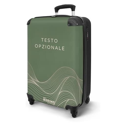 Trolley Leggero Bagaglio A Mano Valigia Cabina Leggera 55x40x20 Cm