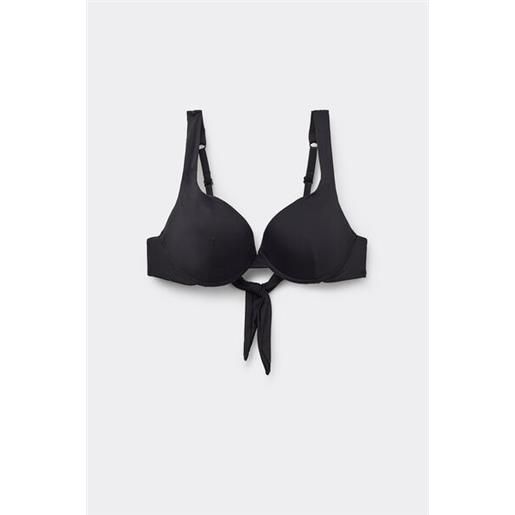 Tezenis bikini push-up preformato basic riciclato donna nero