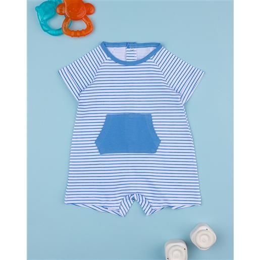Prénatal pagliaccetto bimbo righine blu