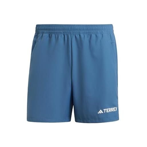 adidas uomo terrex multi shorts, wonder steel, s
