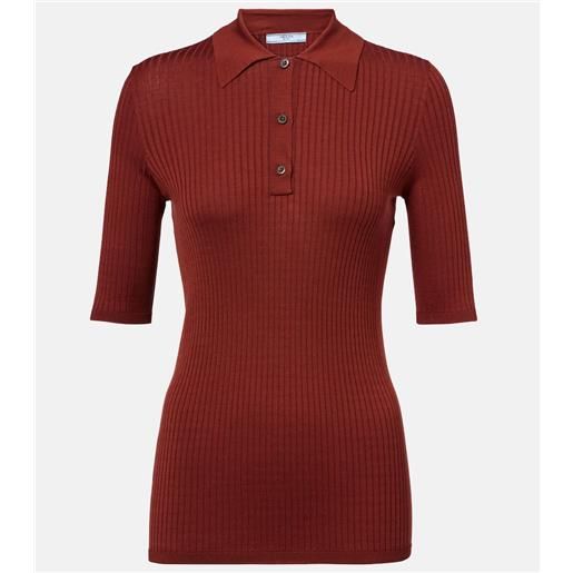 Prada polo in misto cotone