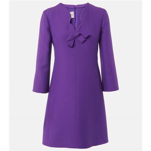 Valentino abito corto in crepe couture