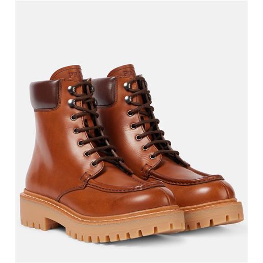 Prada anfibi in pelle