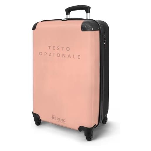 Valigia Cabina 55x40x20 NoBoringSuitcases - Leggera, Rigida, Con Serratura
