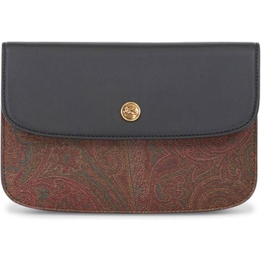 ETRO portafoglio con stampa paisley - marrone