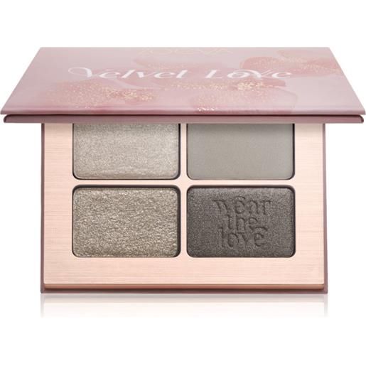 ZOEVA velvet love eyeshadow quad 4x1,5 g