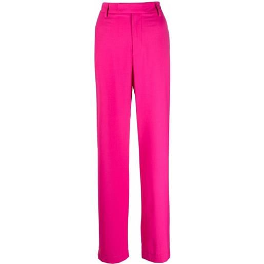 AMBUSH pantaloni sartoriali a vita alta - rosa