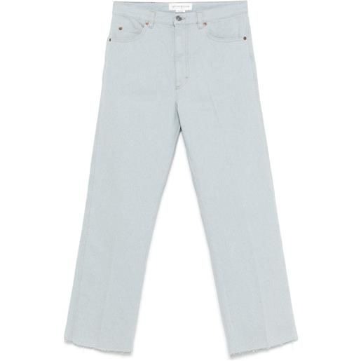 Victoria Beckham jeans con applicazione logo - blu