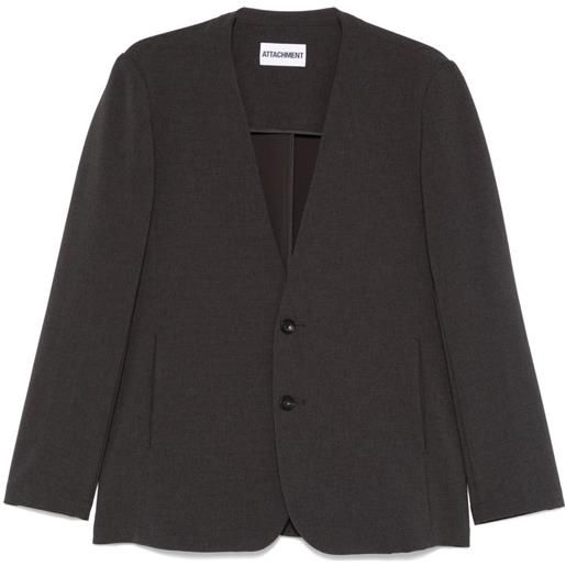 Attachment giacca con scollo a v - grigio