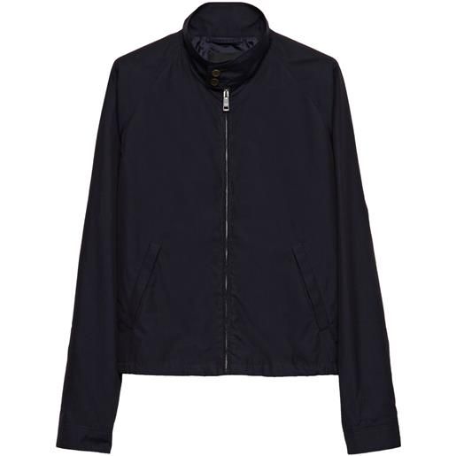 Prada giacca con zip - blu