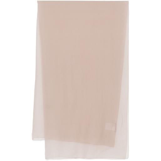 Alberta Ferretti foulard in seta - toni neutri