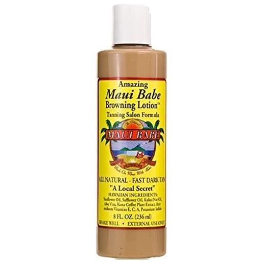 Maui Babe browning lotion tanning salon formula, 8 ounce, 236 ml