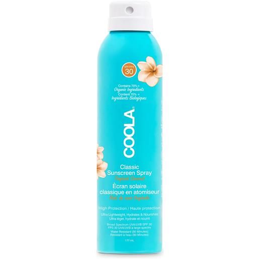 Coola classic body sunscreen spray spf 30 - tropical coconut 177ml