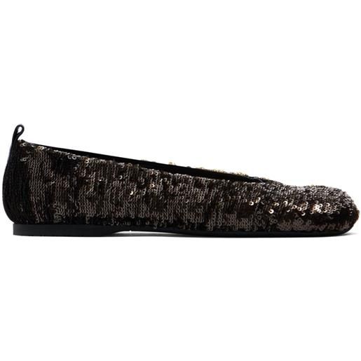 JW Anderson ballerine con paillettes - nero