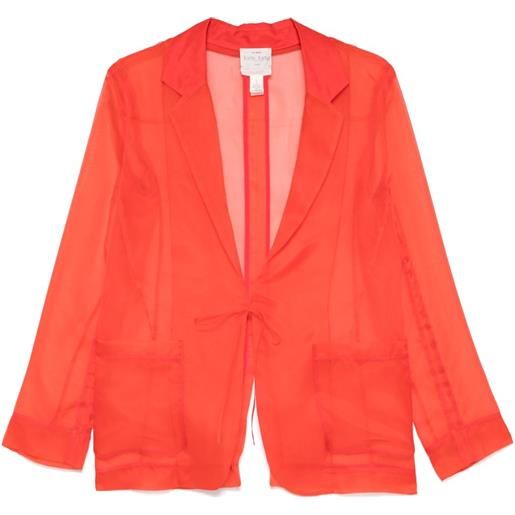 Forte Forte blazer in seta - arancione
