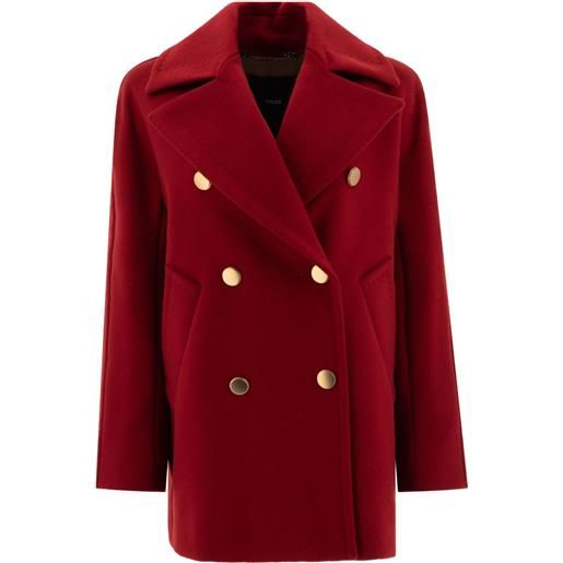 Max Mara cappotto monopetto - rosso