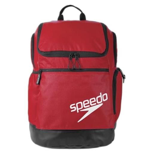 Speedo unisex erwachsene teamster 2.0 rucksack 35l rucksack, rot, einheitsgröße