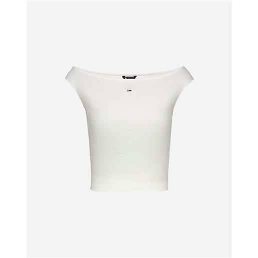Tommy Hilfiger boat neck w - canotta - donna - bianco