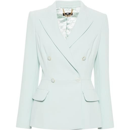 Elisabetta Franchi blazer doppiopetto - verde