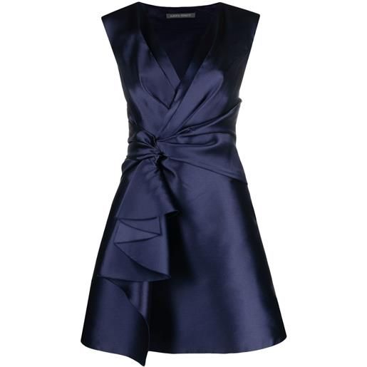 Alberta Ferretti abito smanicato - blu