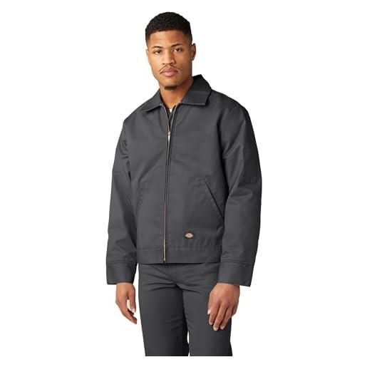 Dickies men's lined eisenhower jacket, moss, extra large