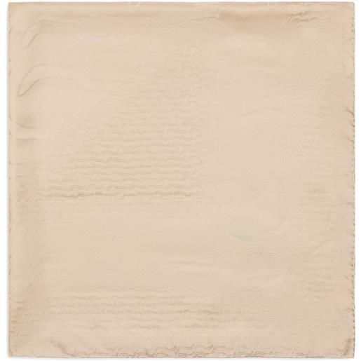 Giorgio Armani foulard in seta - toni neutri