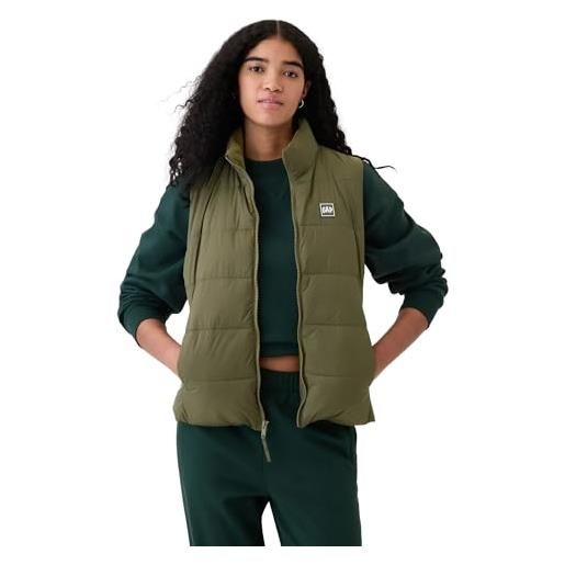 GAP piumino leggero da donna con logo, verde oliva scuro (olive night), medium