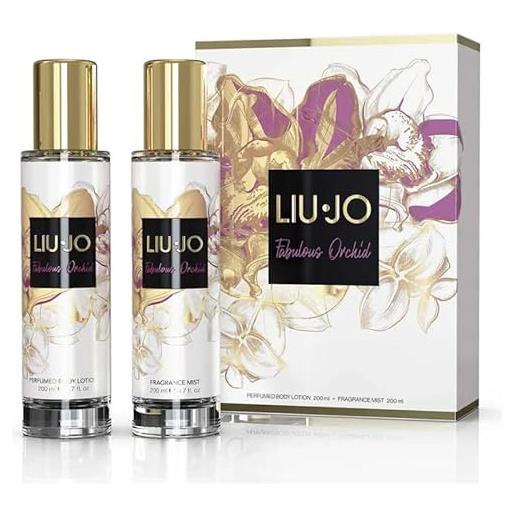 Liu Jo Jeans liu jo set fabulous orchid acqua corpo profumata 200ml e latte corpo profumato 200ml
