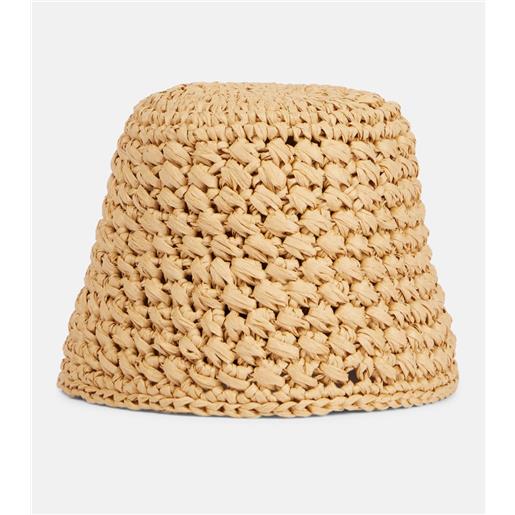 Loro Piana cappello da pescatore jasmine in rafia