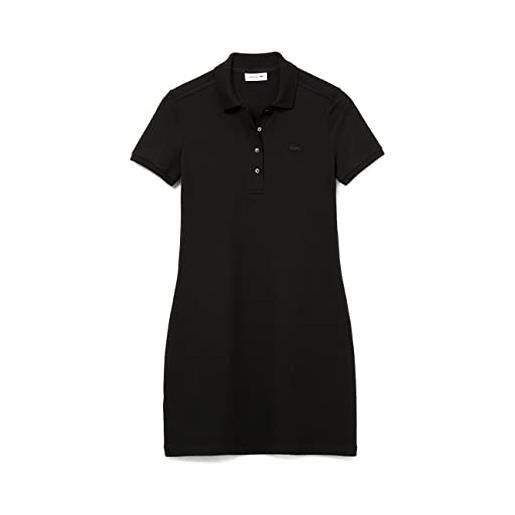 Lacoste ef5473 dress, noir, 44 donna