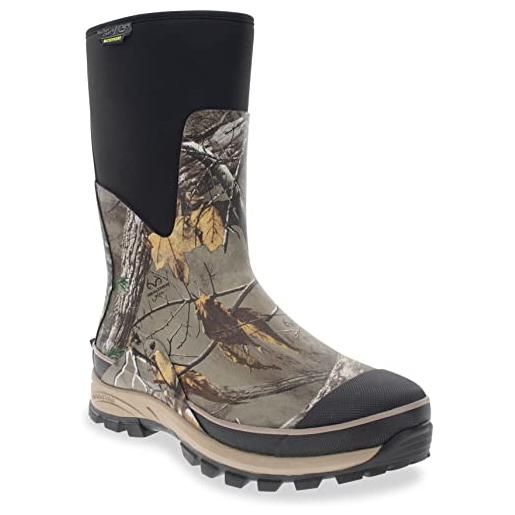 Western Chief neoprene mid height waterproof boot with memory foam insole calf, stivali a metà polpaccio uomo, realtree, 44.5 eu