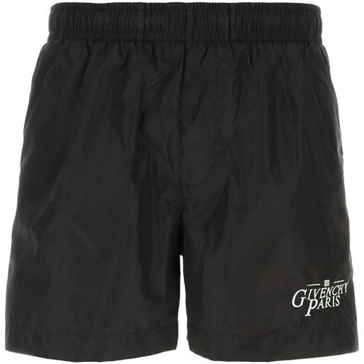 Givenchy logo-embroidered swim shorts