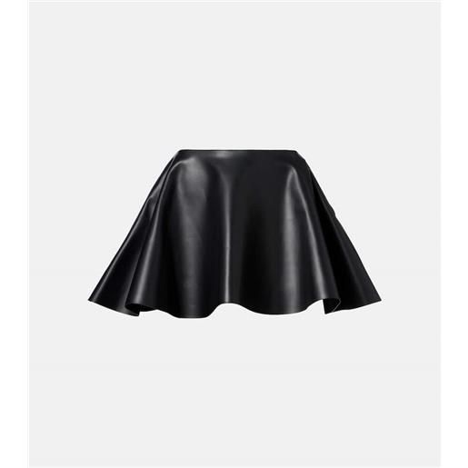 JW Anderson minigonna circle in pelle