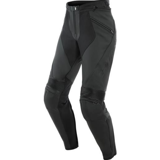 Dainese pantaloni dainese pony 3 lady pelle -076-black-matt