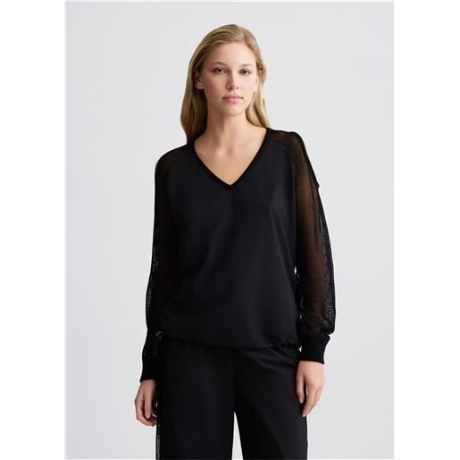 LIU-JO SPORT felpa donna nero